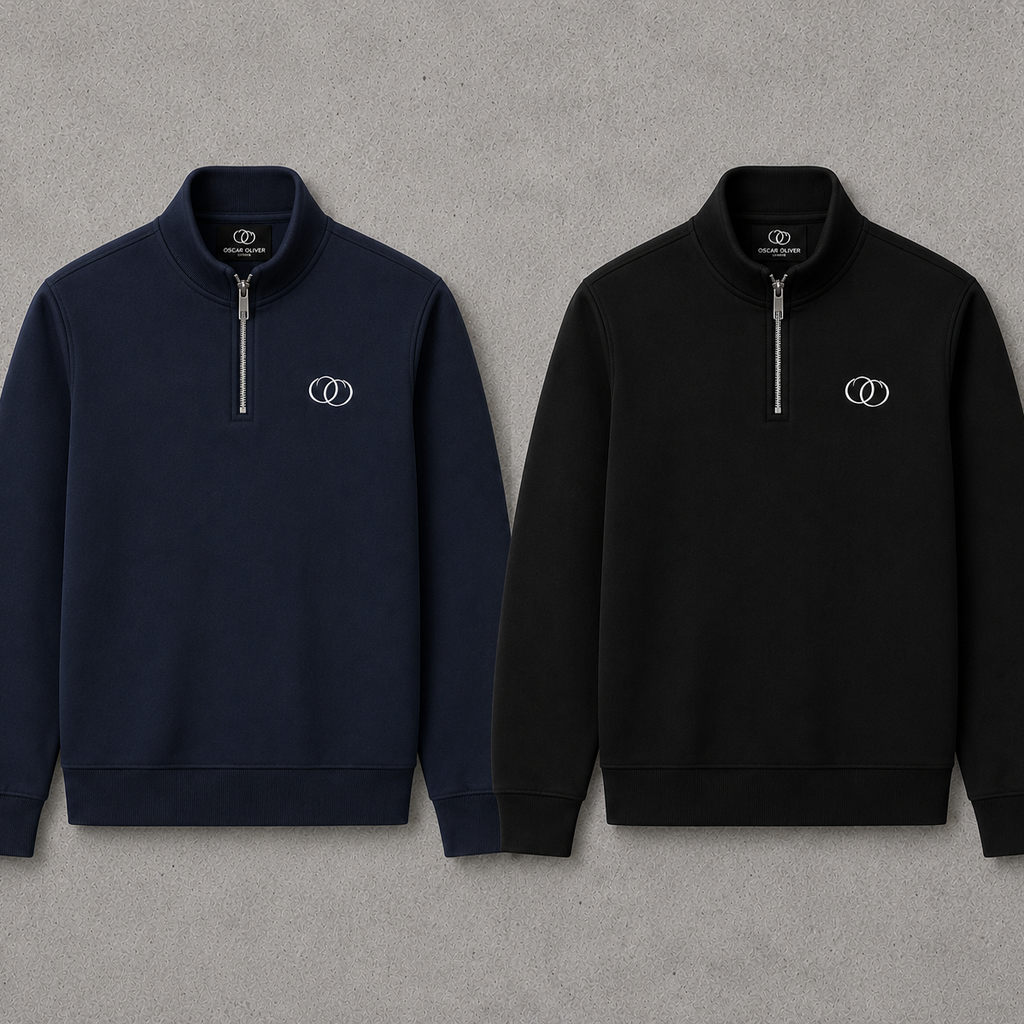 Oscar Oliver 'Foundation' QuarterZip Sweater