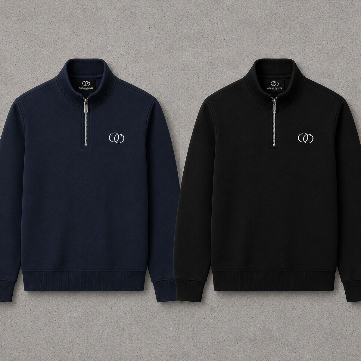 Oscar Oliver 'Foundation' QuarterZip Sweater
