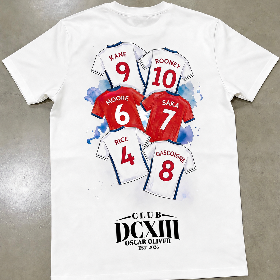Club DCXIII 'World Legends' England Tee